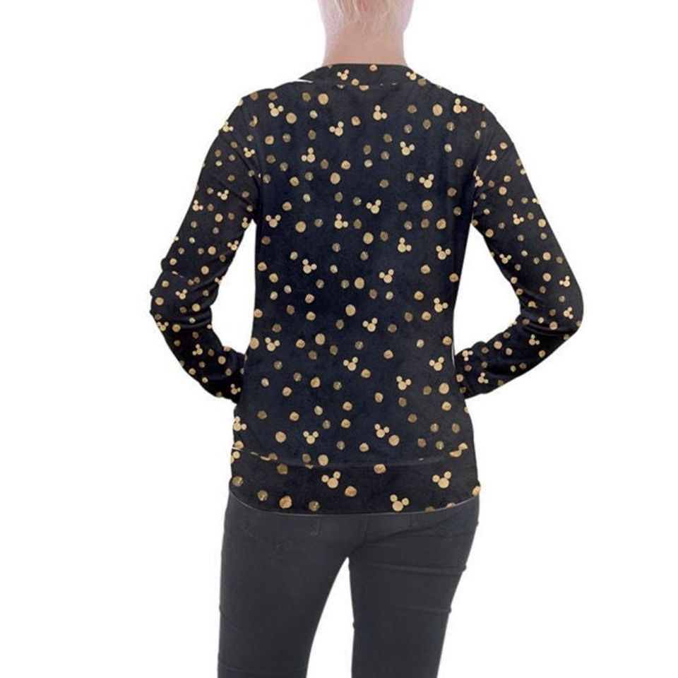 Golden Mickey Mouse Jacket | Mickey Mouse Zip-up Jacket