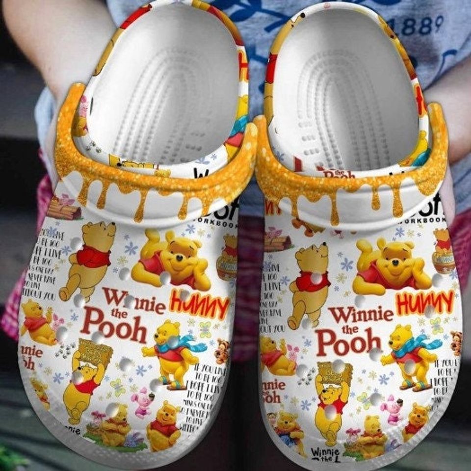 Winnie The Pooh Cartoon Clogs