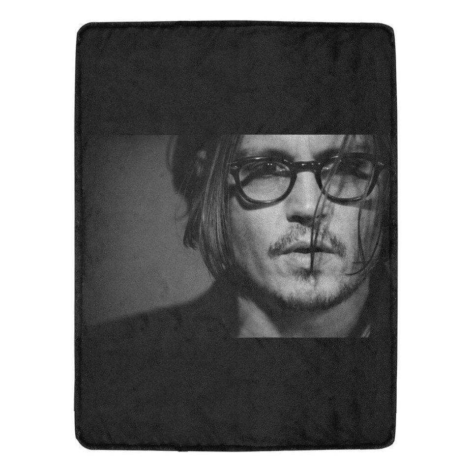 Johnny Depp Fleece Blanket