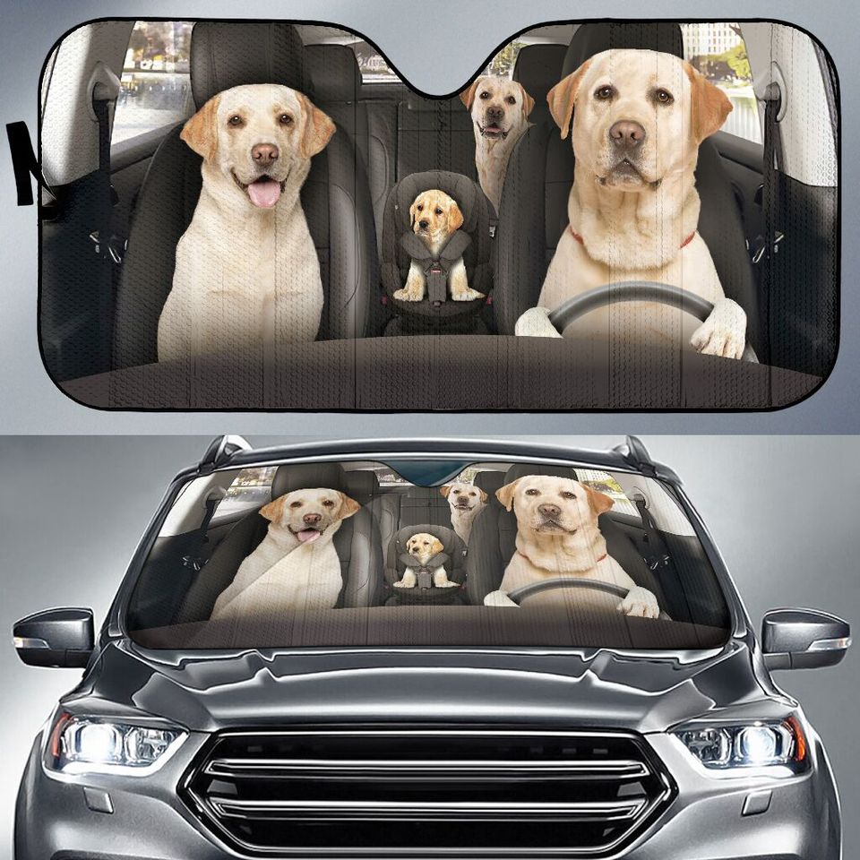 German Shorthaired Pointer Auto Sun Shade