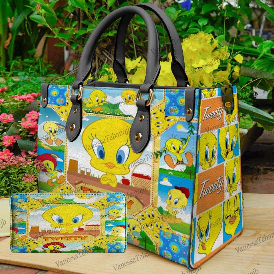 Cute Tweety Bird Leather Bag
