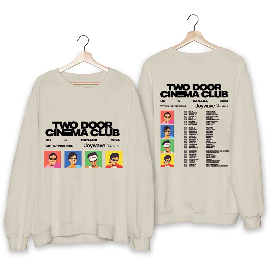 Two Door Cinema Club 2023 2024 Tour Sweatshirt