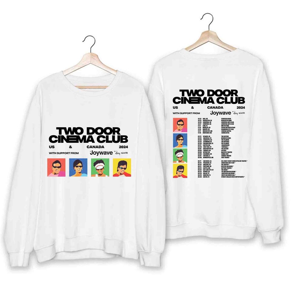 Two Door Cinema Club 2023 2024 Tour Sweatshirt