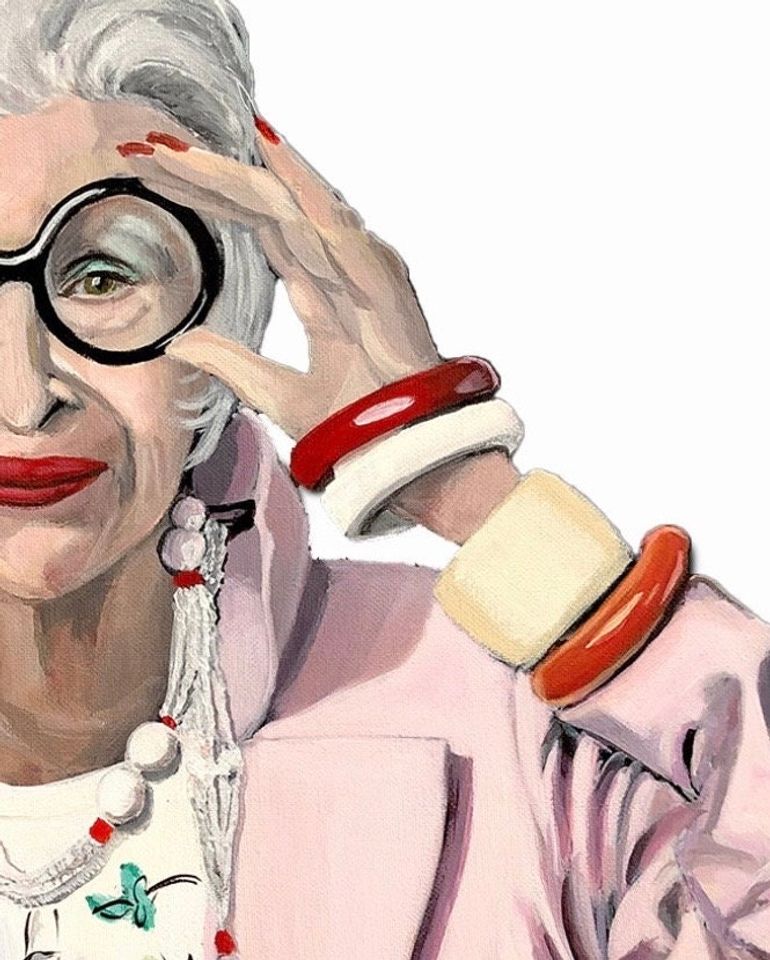 Iris Apfel Premium Matte Vertical Posters