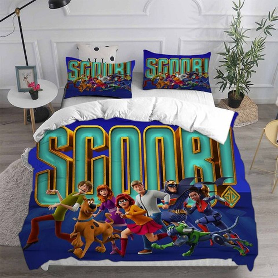 Cosplay Scooby Doo Velma Daphne 3D Duvet Cover Bedding