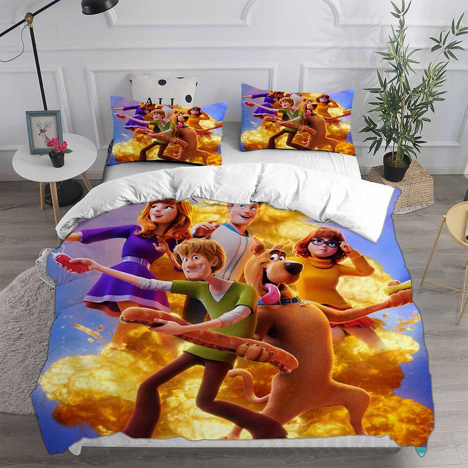 Cosplay Scooby Doo Velma Daphne 3D Duvet Cover Bedding