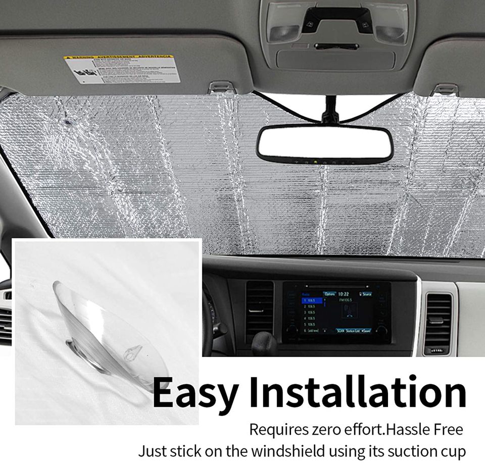 Funny Raccoon Animal Windshield Sunshade