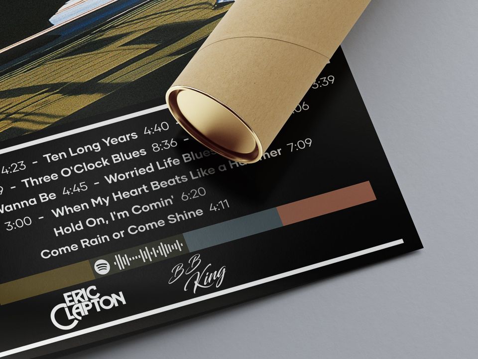 B.B. King and Eric Clapton Poster | Riding With The King Poster