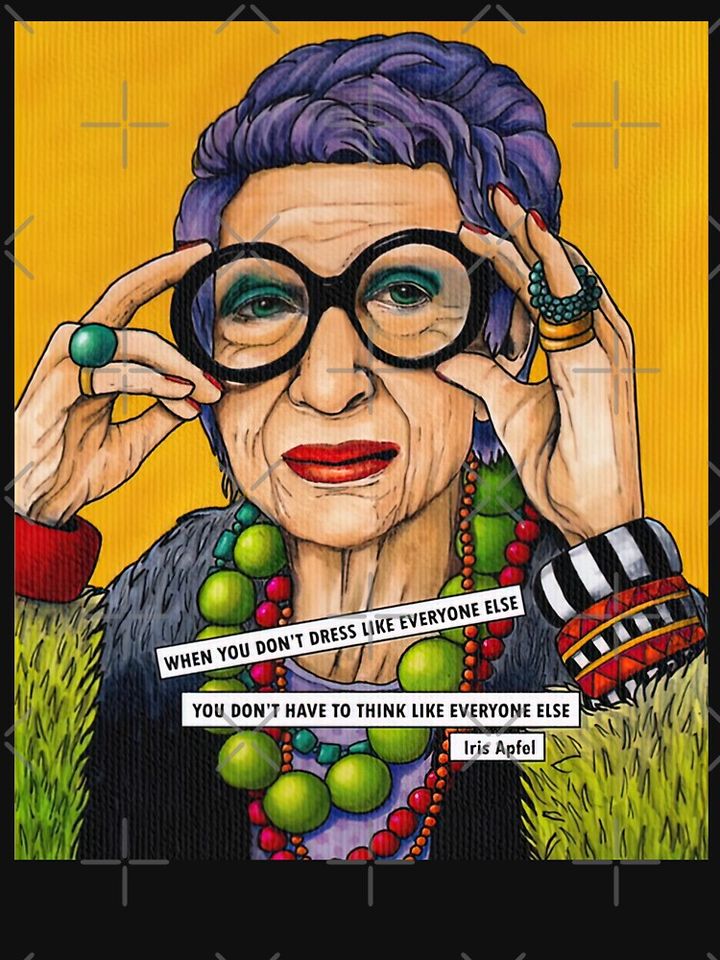 Iris Apfel Premium Classic T-Shirt