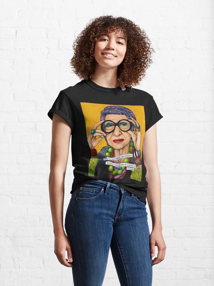 Iris Apfel Premium Classic T-Shirt