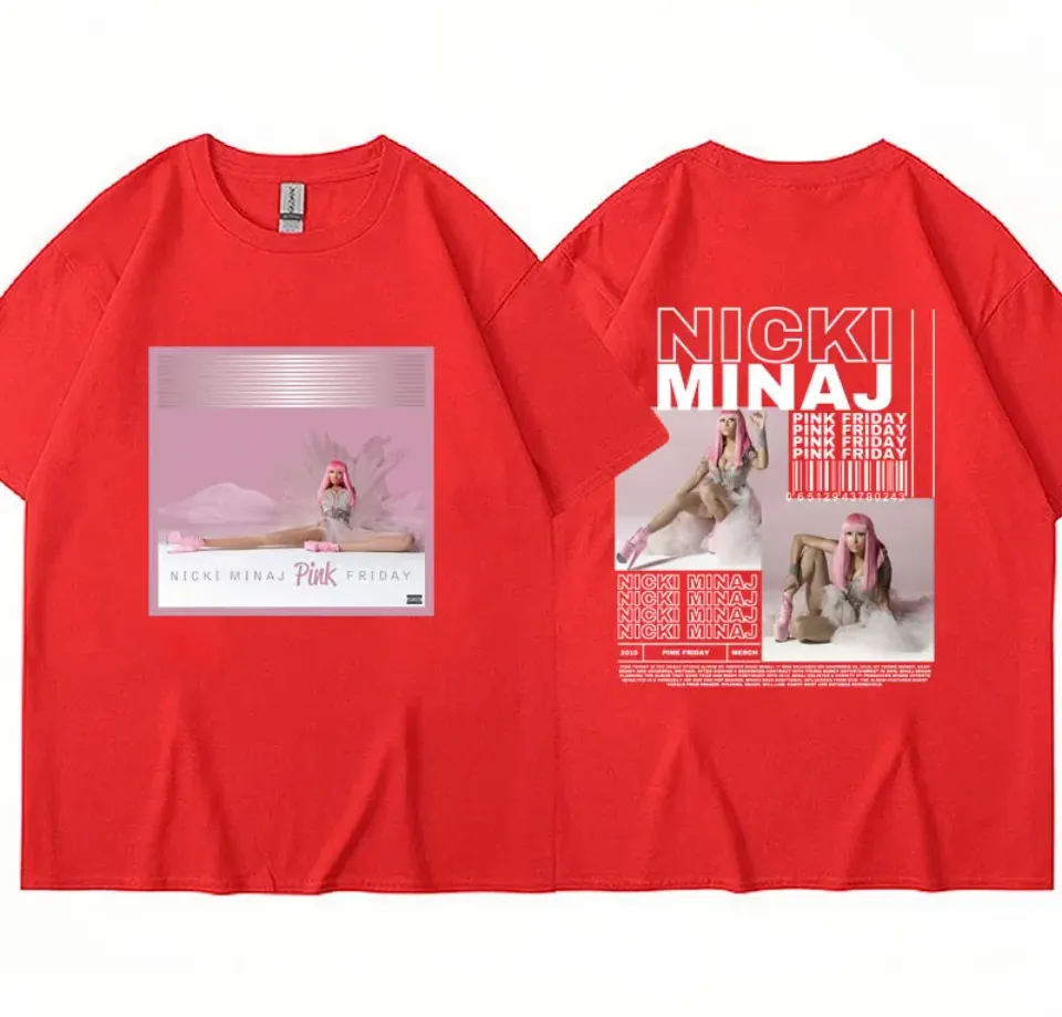 Rapper Nicki Minaj Pink Friday T Shirts Men Women