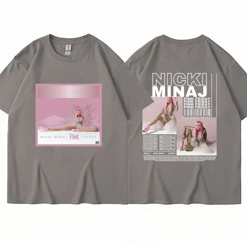 Rapper Nicki Minaj Pink Friday T Shirts Men Women