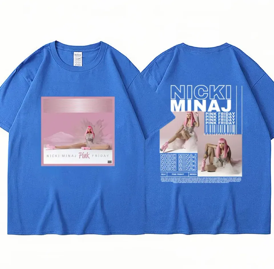 Rapper Nicki Minaj Pink Friday T Shirts Men Women