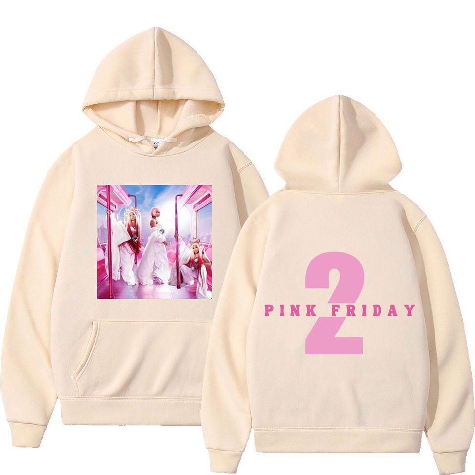 Rapper Nicki Minaj Pink Friday 2 Print Hoodie