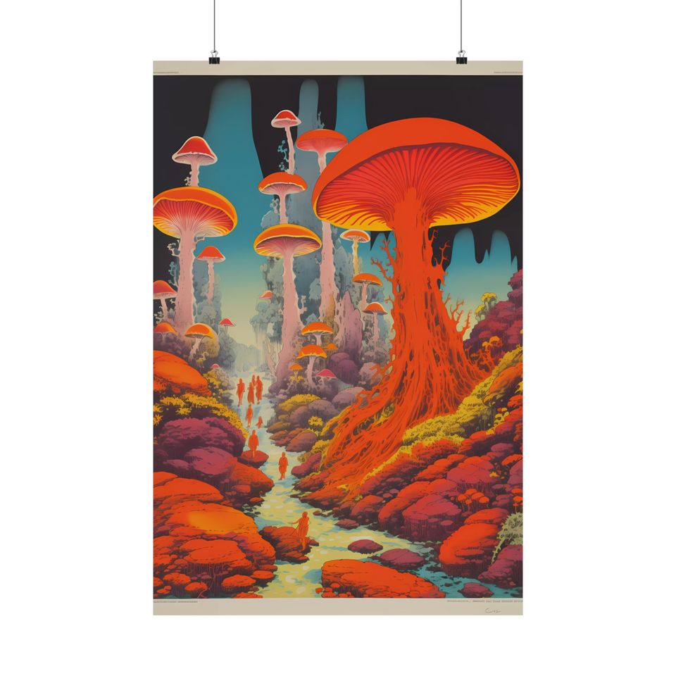 Twilight Tapestries Matte Vertical Poster