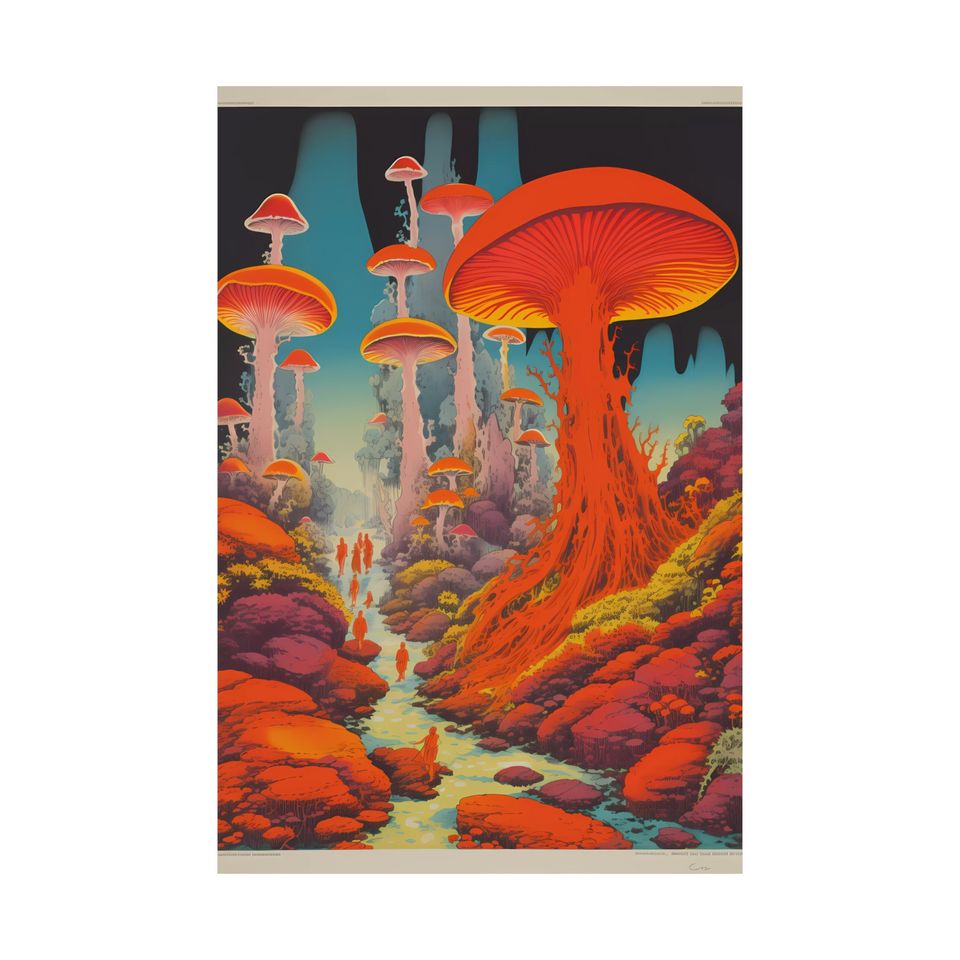 Twilight Tapestries Matte Vertical Poster