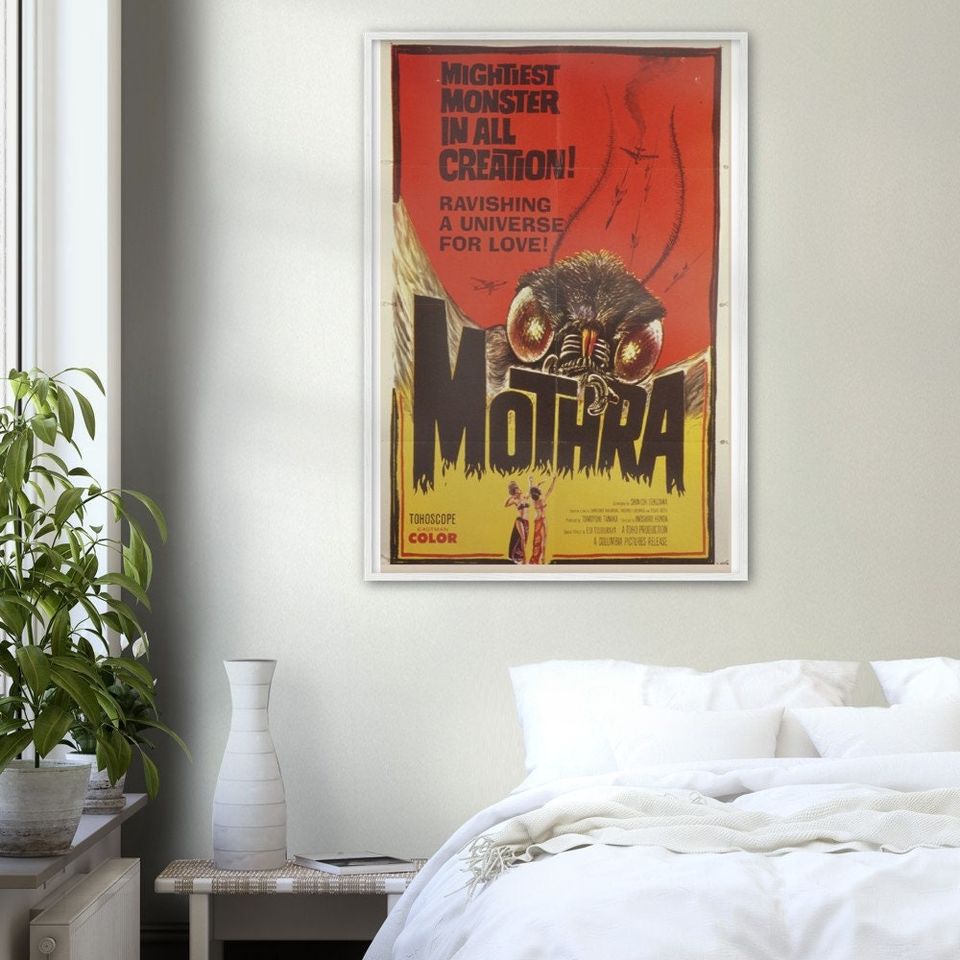 Classic Mothra 1961 Framed Movie Poster