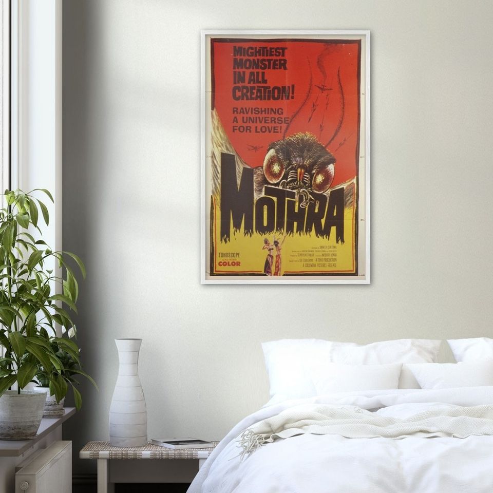 Classic Mothra 1961 Framed Movie Poster