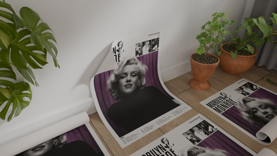 Marilyn Monroe , 18x24", FHD Wall Decor Wall Hangings, Wall Art