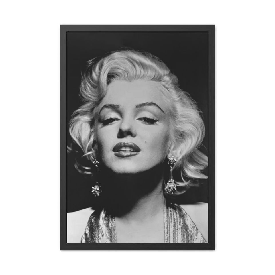 Marilyn Monroe Iconic Portrait Poster | Classic Elegance