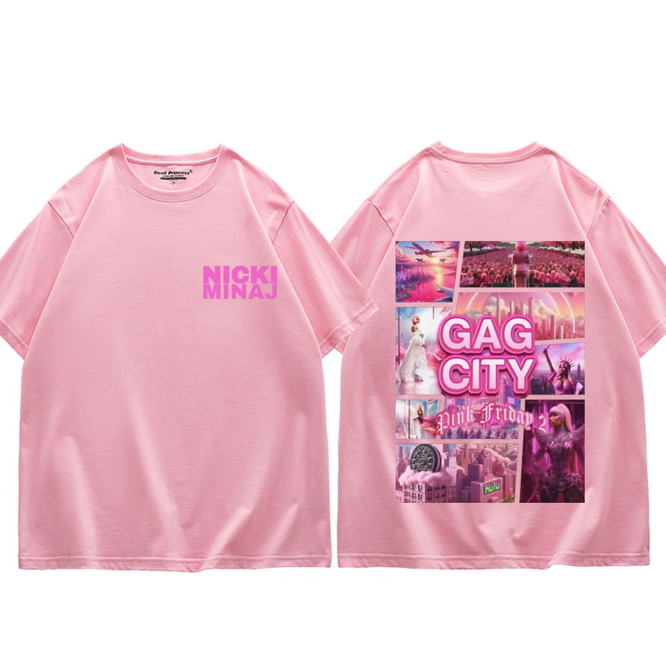 Rapper Nicki Minaj Pink Friday 2 Print T Shirt