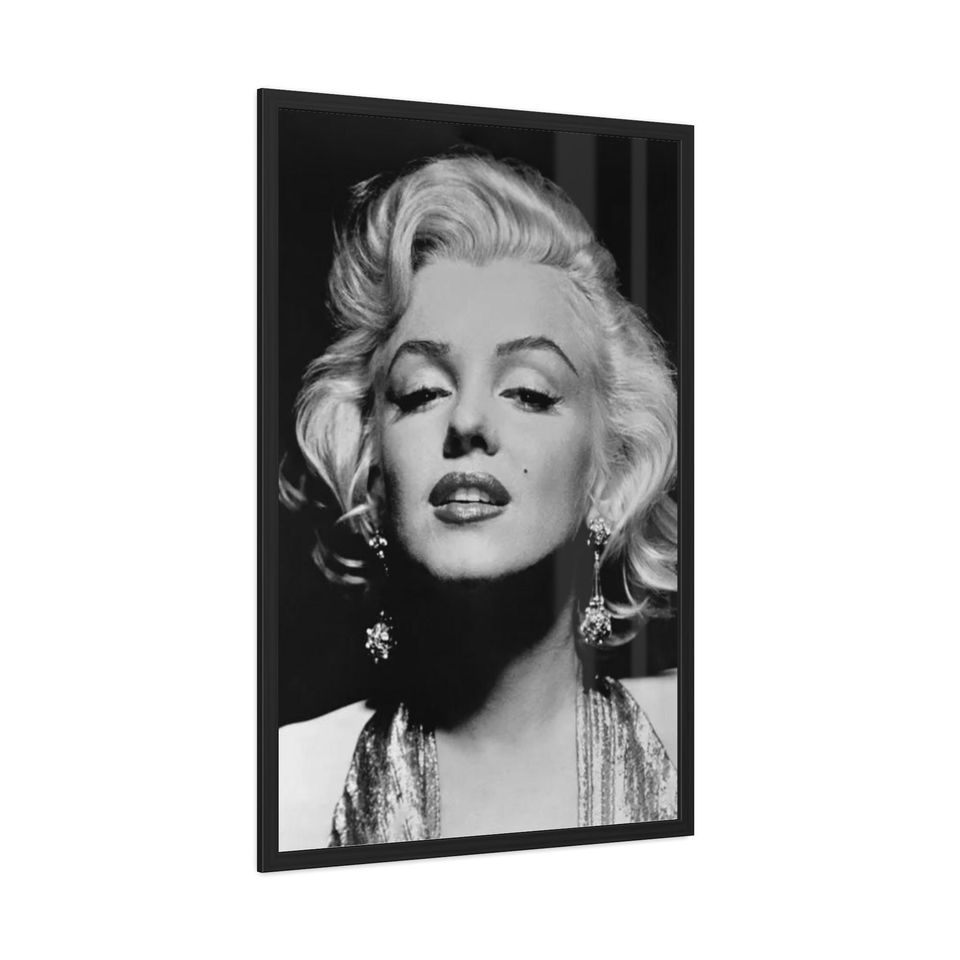 Marilyn Monroe Iconic Portrait Poster | Classic Elegance