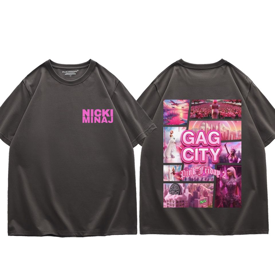 Rapper Nicki Minaj Pink Friday 2 Print T Shirt