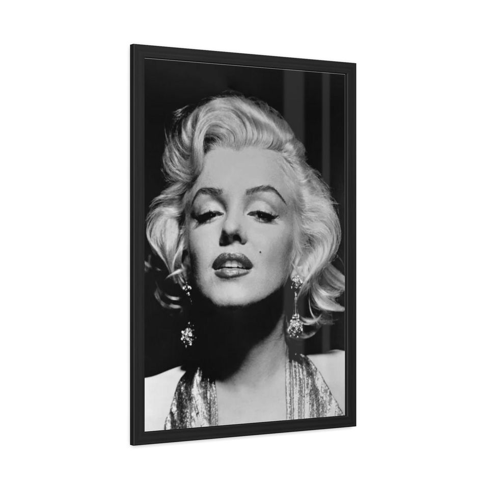 Marilyn Monroe Iconic Portrait Poster | Classic Elegance