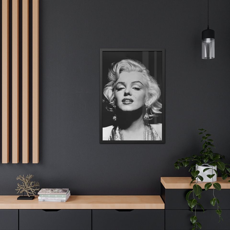Marilyn Monroe Iconic Portrait Poster | Classic Elegance