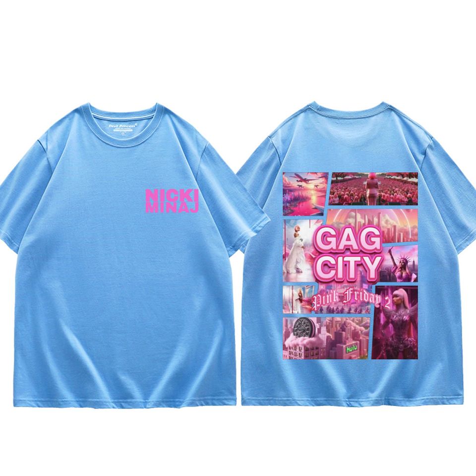 Rapper Nicki Minaj Pink Friday 2 Print T Shirt
