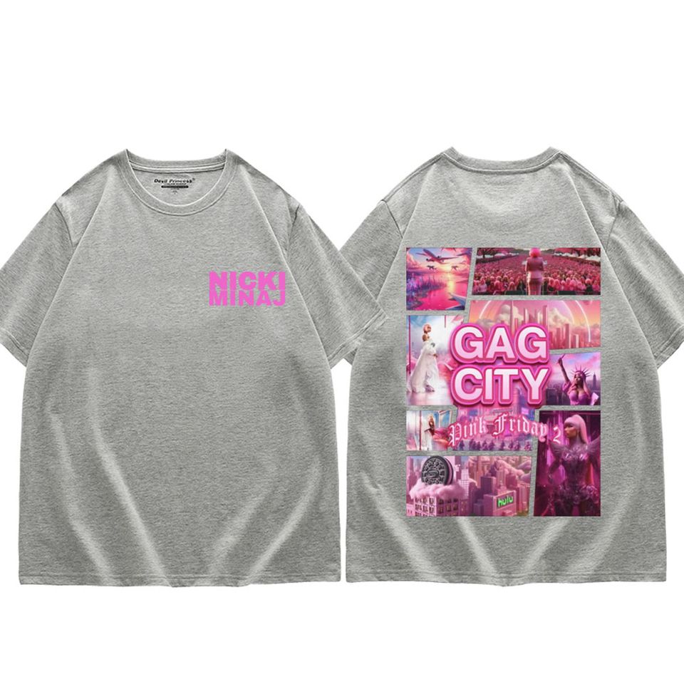 Rapper Nicki Minaj Pink Friday 2 Print T Shirt