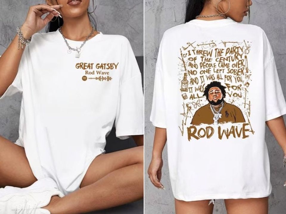 Rod Wave Nostalgia Album 2 side Shirt, Rod Wave Great Gatsby Shirt, Rod Wave Shirt