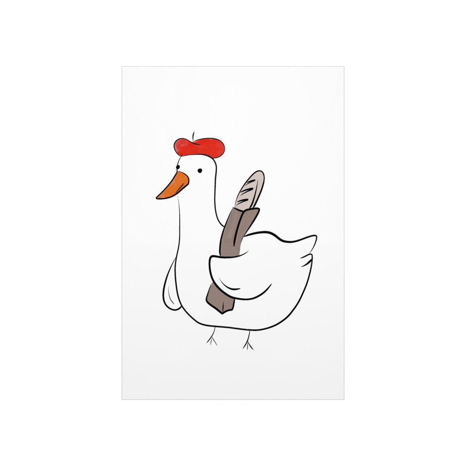 Funny Duck Premium Matte Vertical Posters