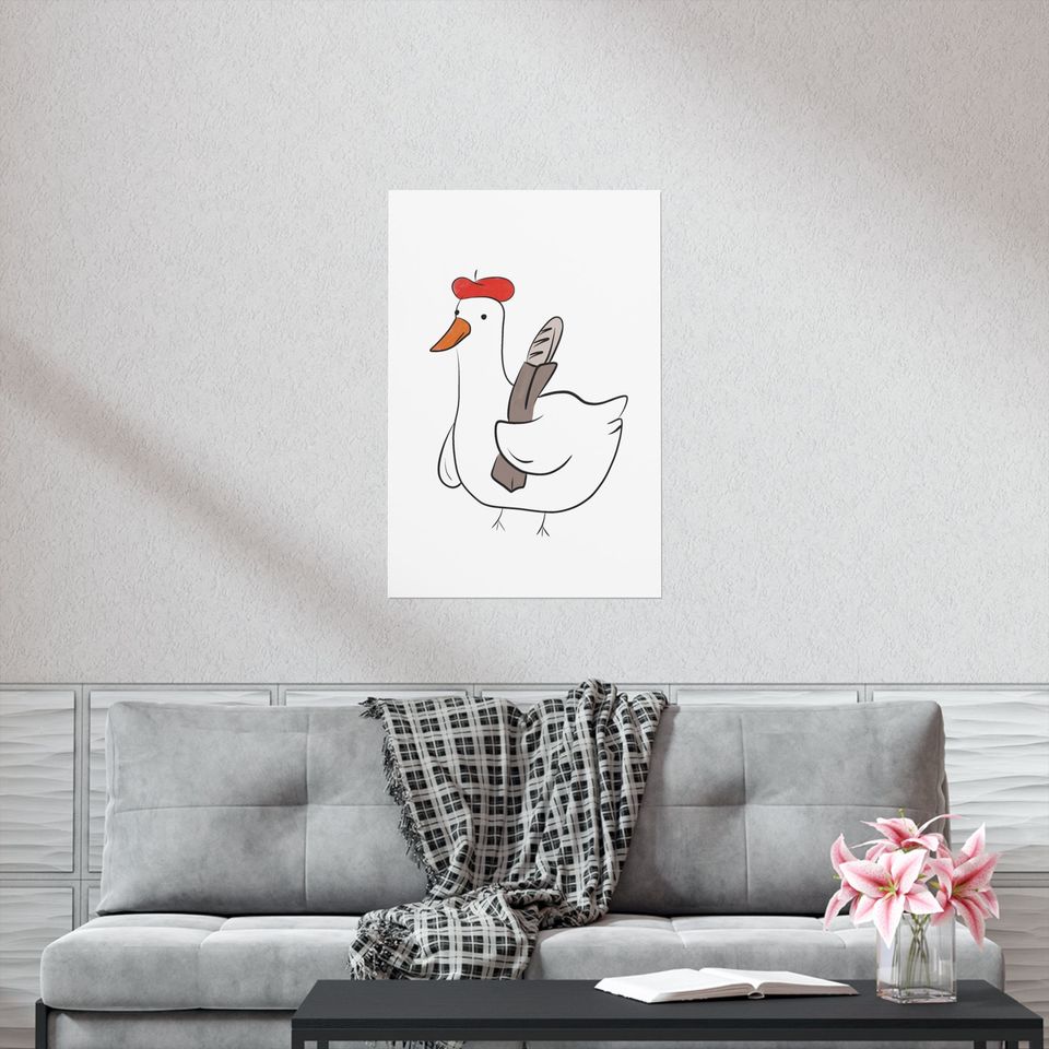 Funny Duck Premium Matte Vertical Posters