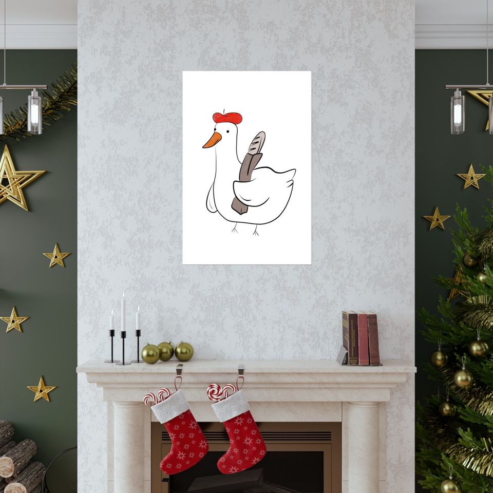Funny Duck Premium Matte Vertical Posters