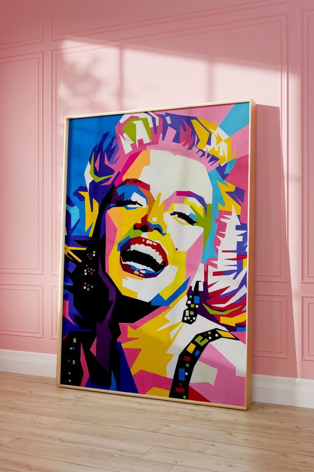 Marilyn Monroe Pop Art, Marilyn Monroe Framed Canvas