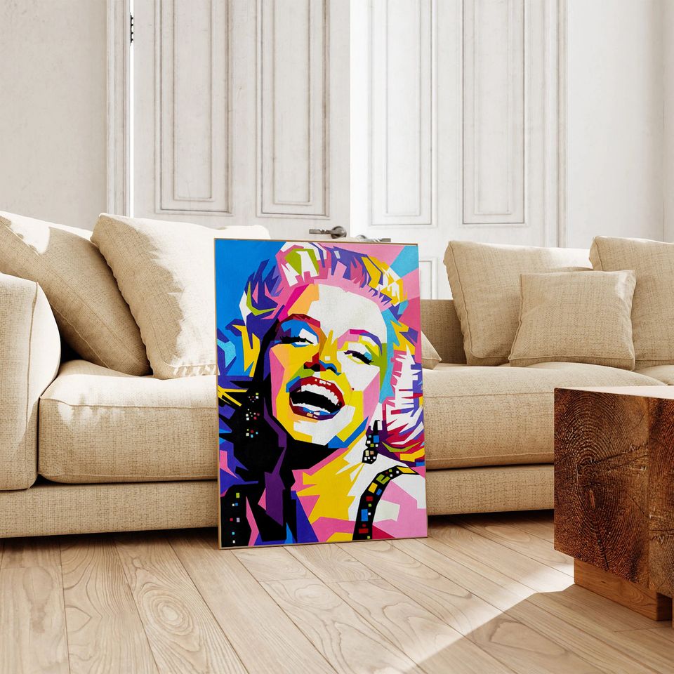 Marilyn Monroe Pop Art, Marilyn Monroe Framed Canvas
