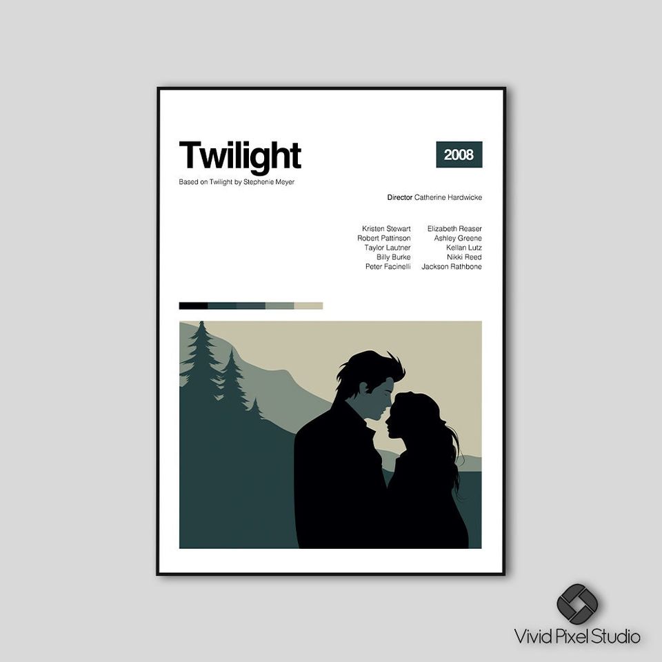 Twilight Inspired Movie Poster, Downloadable Wall Art
