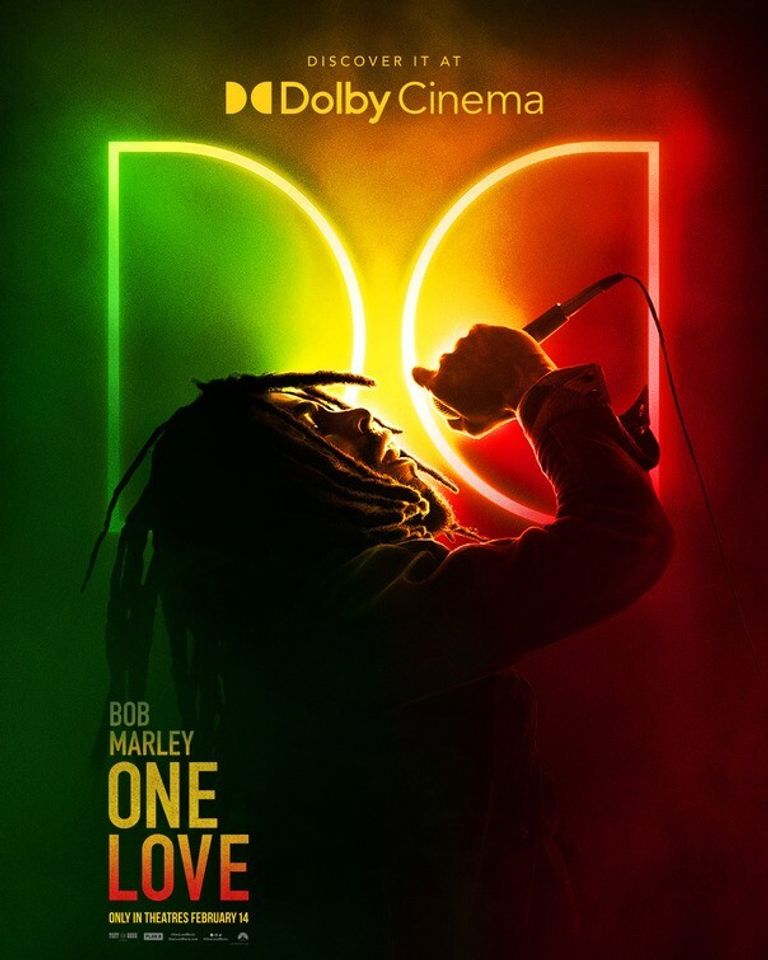 Bob Marley: One Love 2024 Movie Poster