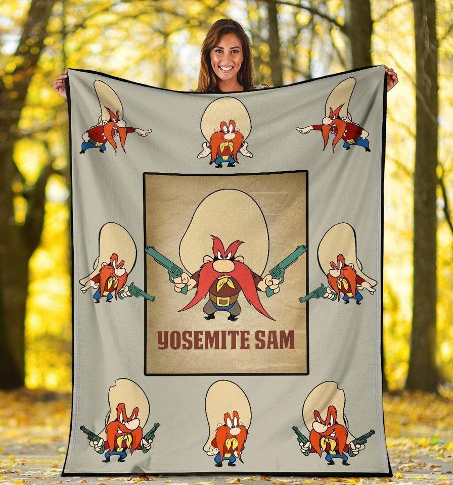 Yosemite Sam Sherpa Fleece Blanket