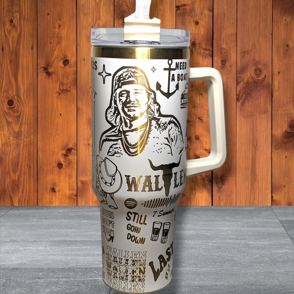 WALLEN 40oz Tumbler with Handle