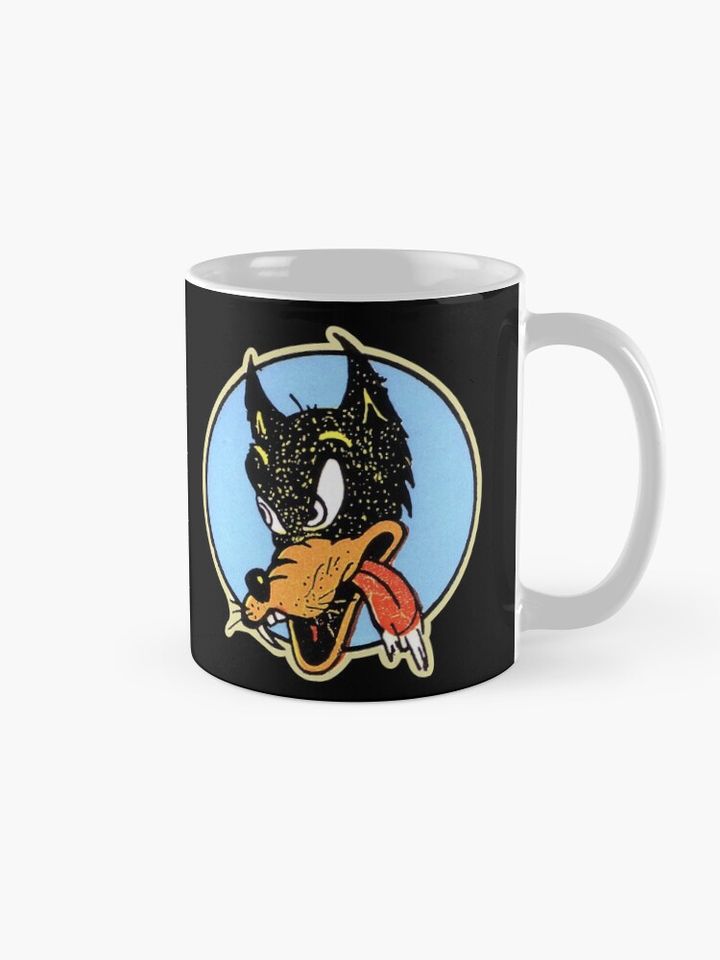 Lone Wolf Jerry Garcia Men's Black Tee Coffee Mug