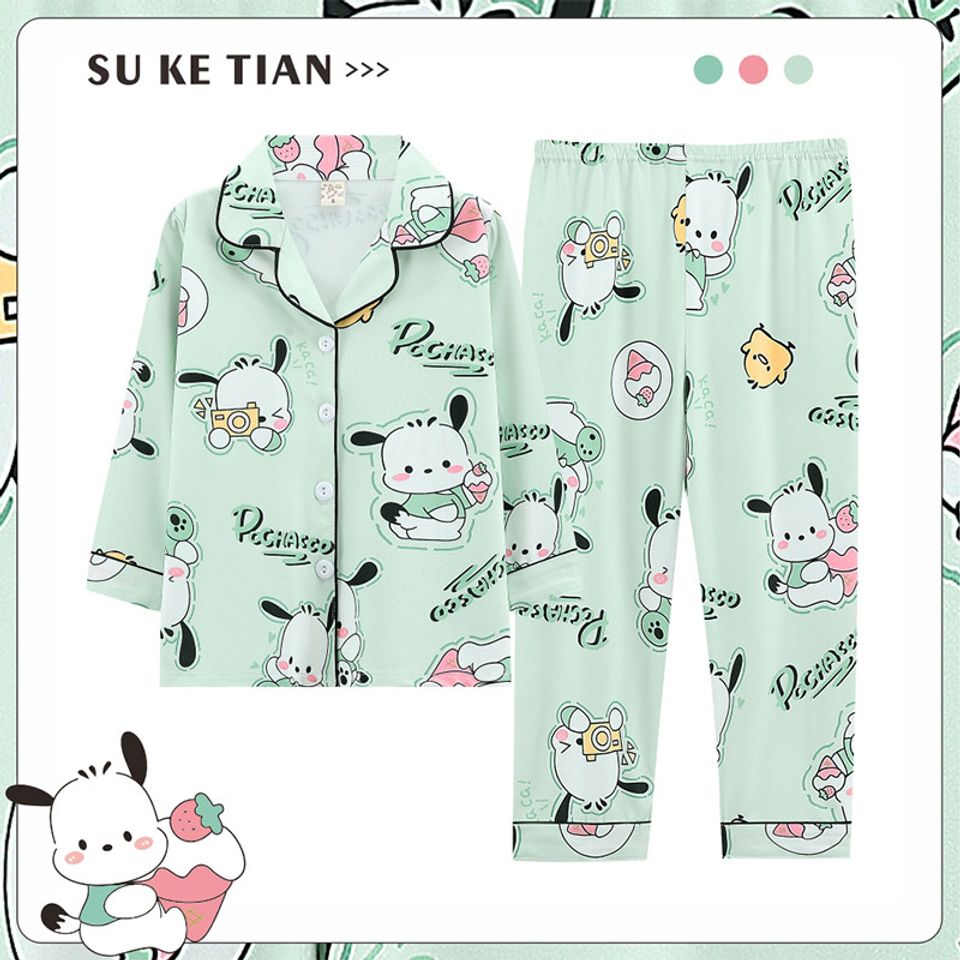 Cartoon Sanrios Cinnamoroll Pajamas Sets