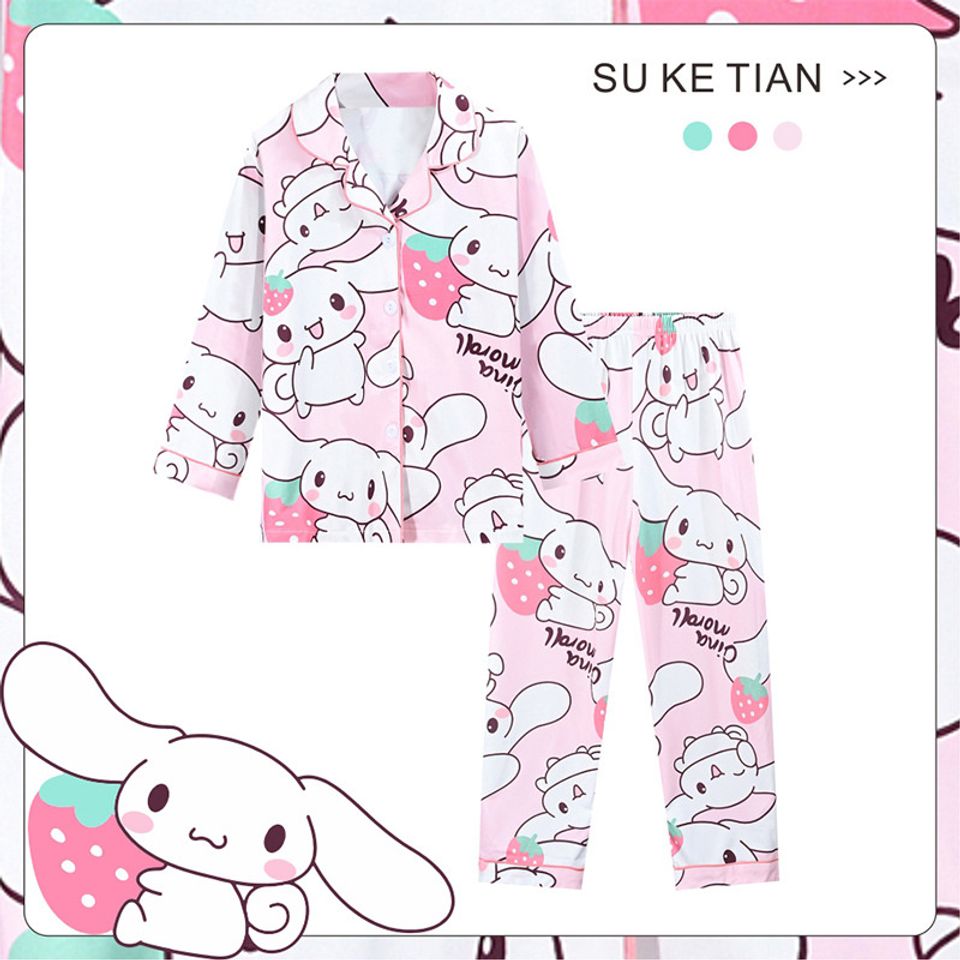 Cartoon Sanrios Cinnamoroll Pajamas Sets