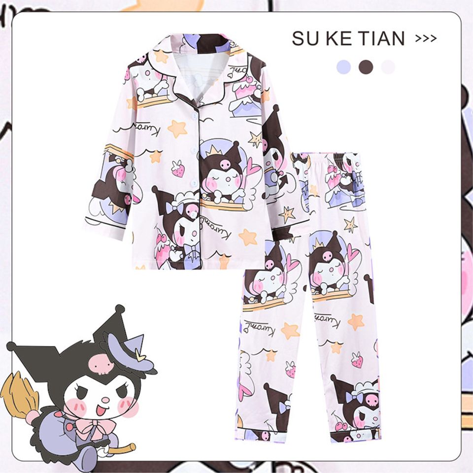 Cartoon Sanrios Cinnamoroll Pajamas Sets