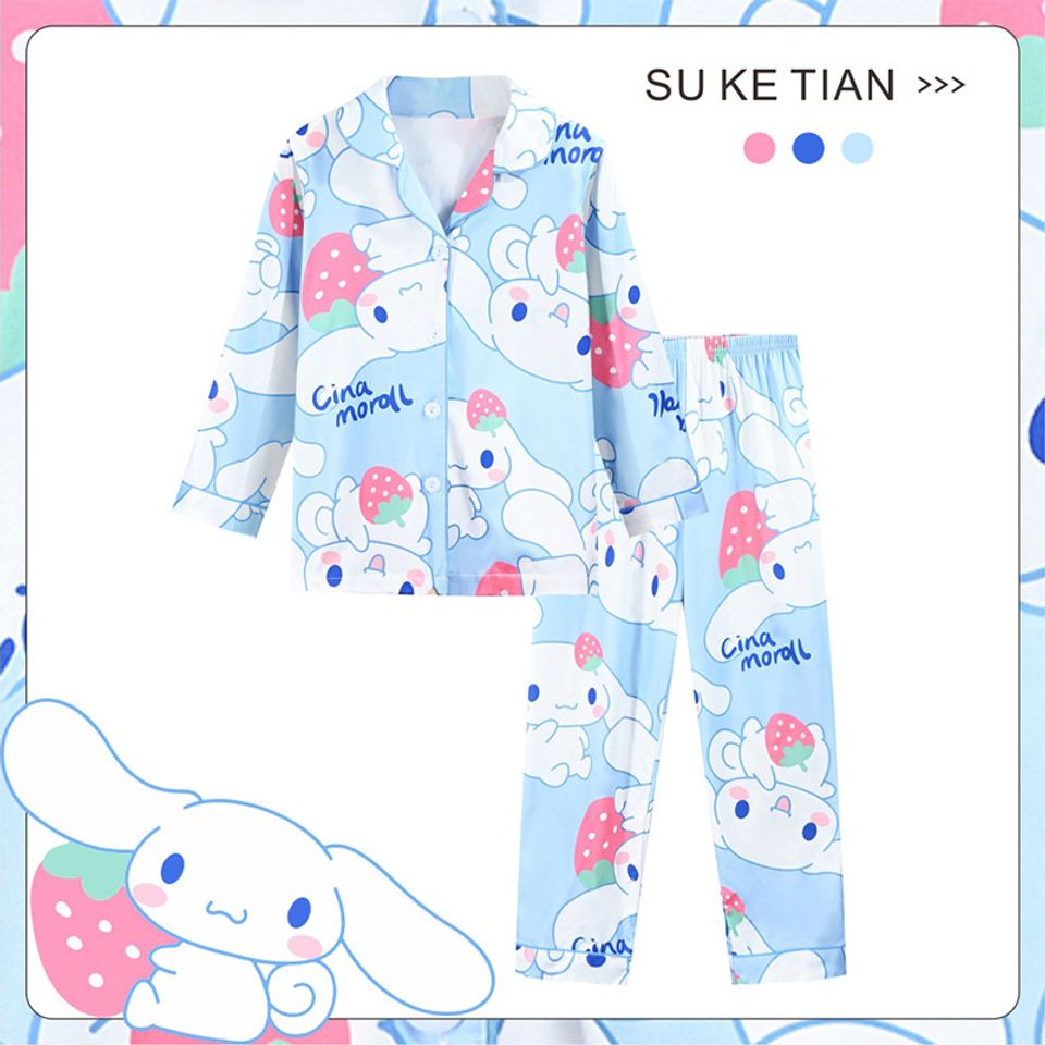 Cartoon Sanrios Cinnamoroll Pajamas Sets