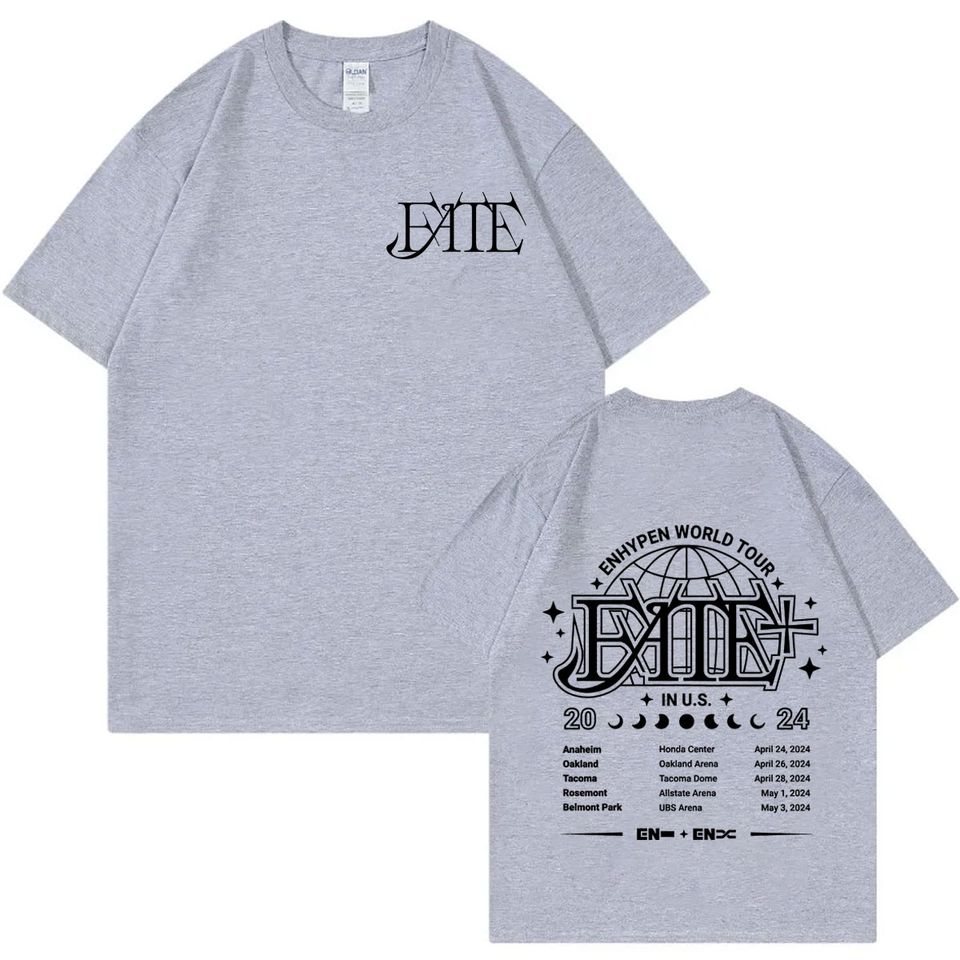 Kpop Enhypen World Tour 2024 Graphic T Shirts