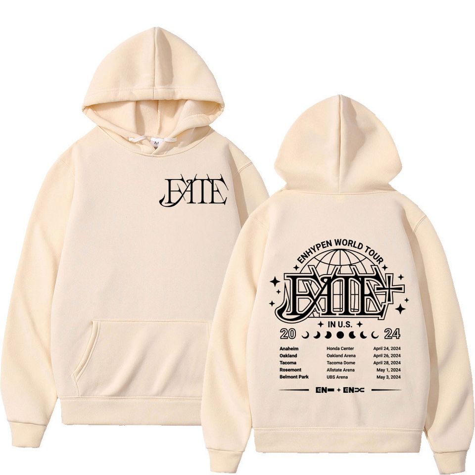 Enhypen World Tour 2024 Double Sided Print Hoodie