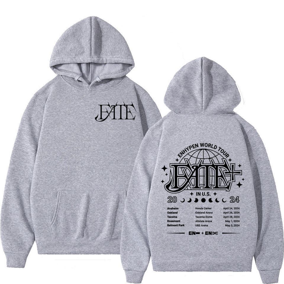 Enhypen World Tour 2024 Double Sided Print Hoodie
