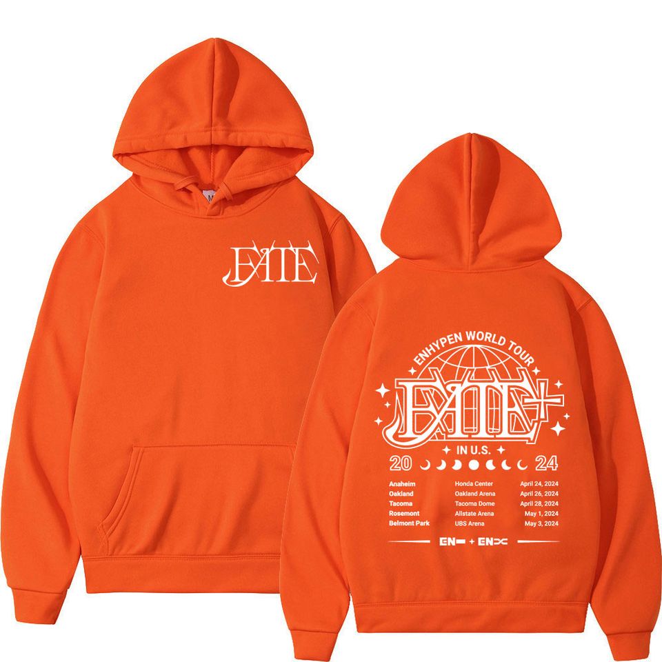 Enhypen World Tour 2024 Double Sided Print Hoodie